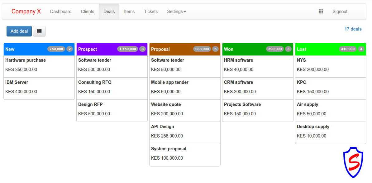 SapamaCRM - Online Customer Relationship Management System